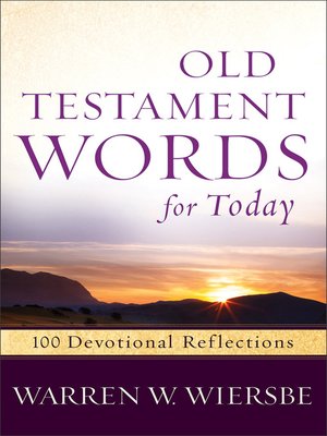 cover image of Old Testament Words for Today